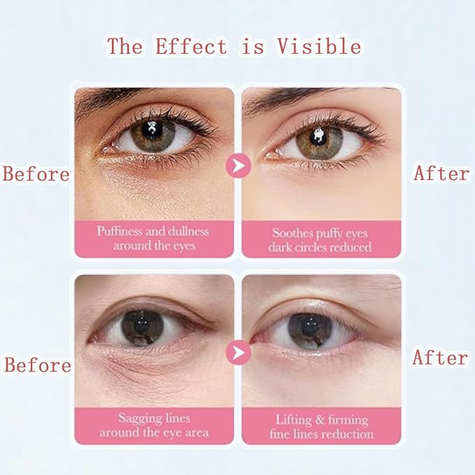 Under Eye Patches for Dark Circles, Puffiness and Eye Bags, Eye Mask,Wrinkle Treatment Anti-Aging Rejuvenating Moisturizing Skin Care 60PCS Collagen Eye Gel Pads Anti-Wrinkle Eye Patches-Velvo Beauty