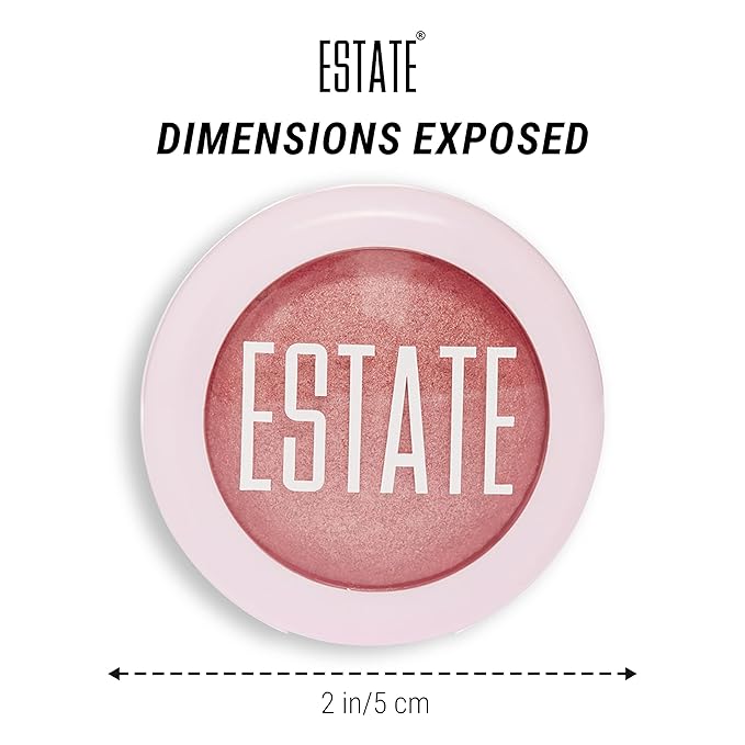 Estate Cosmetics Dew Me Baked Highlighter – Cheek, Eyes & Face Pressed Powder – 3 g (0.1 oz) (Exposed)-Velvo Beauty