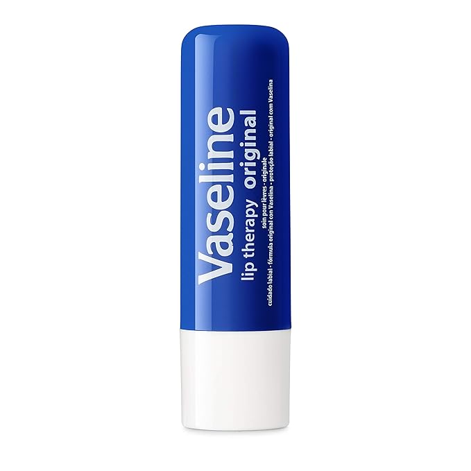 Vaseline Lip Therapy Care Original, Fast-Acting Nourishment, Ideal for Chapped, Dry, Cracked, or Damaged Lips, Lip Balm, 0.16 Ounce (Pack of 4)-Velvo Beauty
