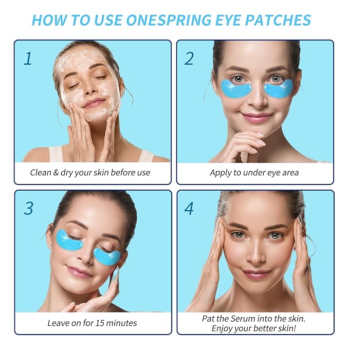 Eye Masks, Under Eye Patches for Puffiness, Retinol Collagen Eye Gel Pads, Reduce Wrinkles, Eye Bags & Dark circles - Face Mask Skincare, Anti Aging & Moisturizer, 24 Pairs-Velvo Beauty