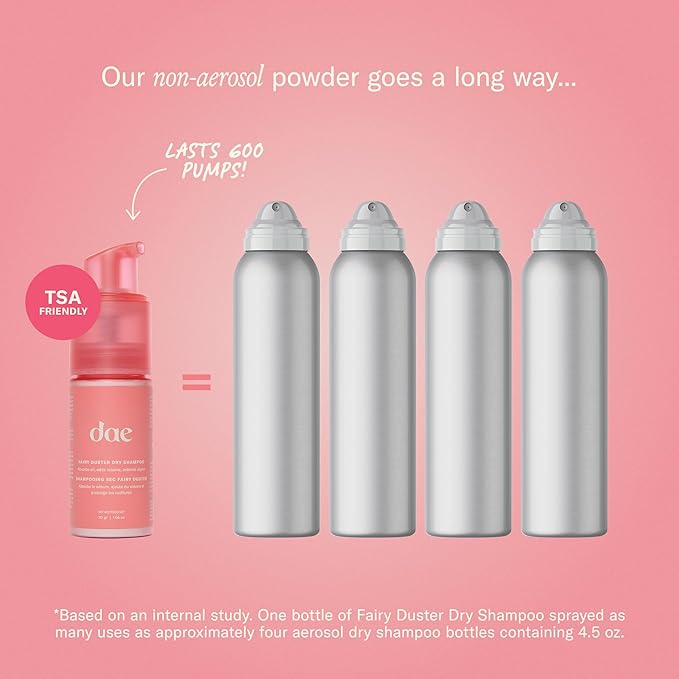 DAE Hair Fairy Duster Dry Shampoo Powder - Volumizing Non-Aerosal Natural Ingredients-Velvo Beauty