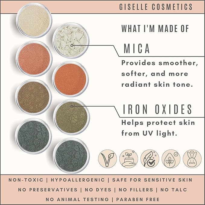 Loose Mineral Eyeshadow and Contouring Palette - Manhattan Chick 8 Shade Set-Velvo Beauty