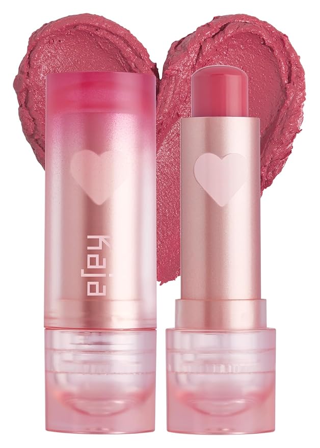 Kaja Love Blur Lip Balm - 04 Romantic Vibe | Soft & Comfort Semi-Matte Blurring Daily Color Lip Balm | Shea Butter, Avocado Oil, Citrus Unshiu Peel Extract, Vitamin E Infused |4g / 0.14oz.-Velvo Beauty
