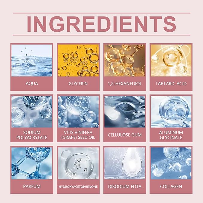 Retinol Collagen Face Mask – Korean Tightening Hydrogel Overnight Mask, Deep Moisturizing & Elasticity Boost, Long-Lasting Hydration & Brightening Skin (Deep Hydrating Mask)-Velvo Beauty