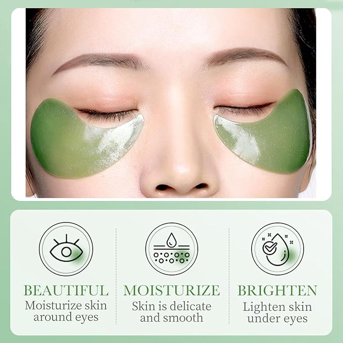 Aloe Eye Masks,60pcs Under Eye Patches, Under Eye Patches For Dark Circles, Eye Masks For Dark Circles And Puffiness, Anti-Aging Eye Mask For Reduce Fine Lines, And Wrinkles-Velvo Beauty