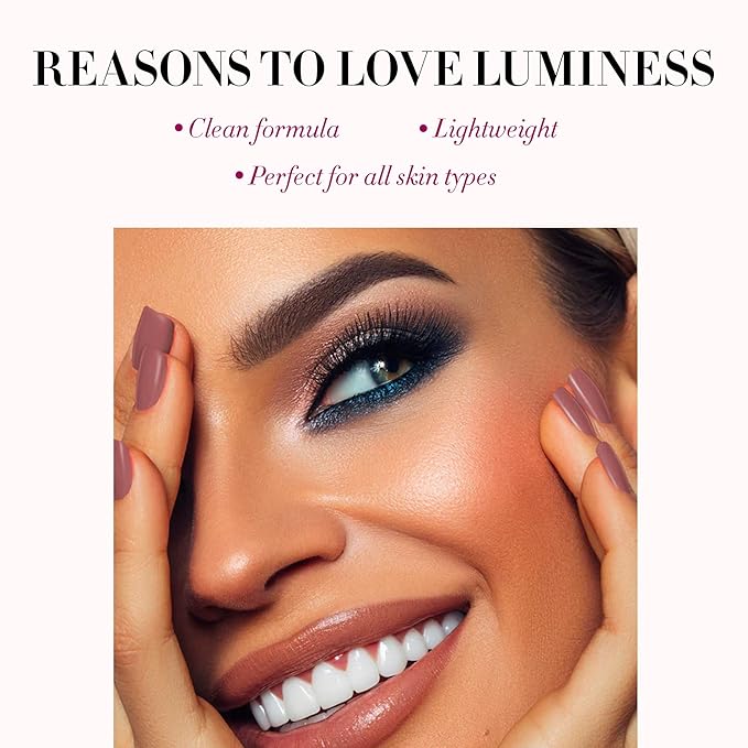 LUMINESS Face & Eye Makeup Remover, Airbrush Spray Makeup Eraser (1.86 fl oz) - Removes Longwear Cosmetics & Waterproof Formulas - Gentle -Make Up Remover for Soft, Smooth, & Hydrated Skin-Velvo Beauty