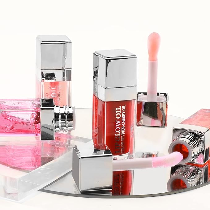 Boobeen Hydrating Lip Oil, Clear Lip Gloss Plumper, Lip Balm for Dry Cracked Lips,Long Lasting Lip Moisturizer Oil for Smoother Lip-Velvo Beauty