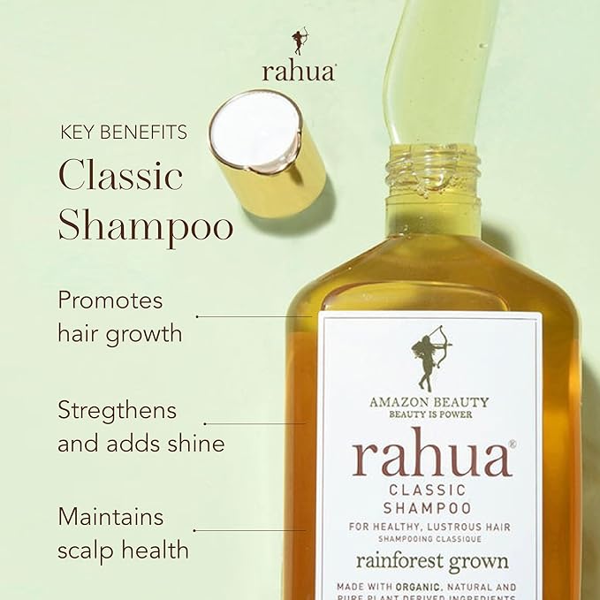 Rahua Classic Hair Shampoo, 9.3 Fl Oz, Naturally Infused, Plant Powered Ingredients, Sulfate Free, Woodsy & Earthy, with Palo Santo Oil for Scalp Care & Silky Hair, Vegan-Velvo Beauty
