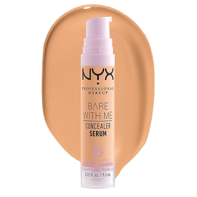 NYX PROFESSIONAL MAKEUP Bare With Me Concealer Serum, Up To 24Hr Hydration - Tan-Velvo Beauty