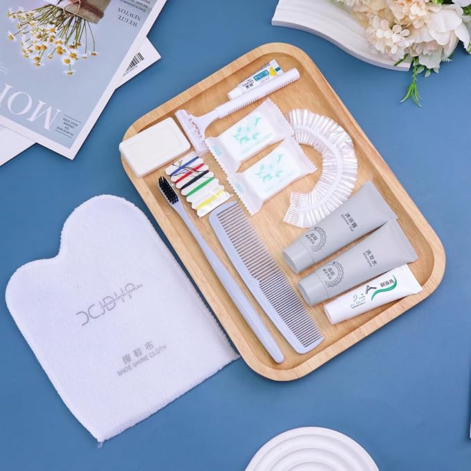 Hygiene Kit, Hygiene Kit Bulk, The Travel Hygiene Kit Is Fully Equipped, Individually Packed, Easy To Carry, Convenience Kits Suitable For Hotel, Home, Camping, Travel (PACK-25)-Velvo Beauty