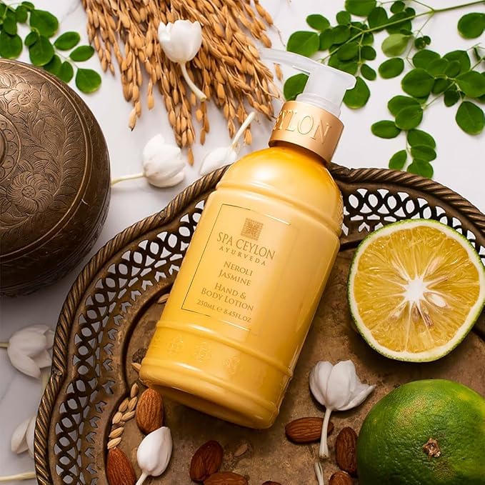 SPA CEYLON Neroli Jasmine Hand And Body Lotion | All Day Nourishment | Daily Moisturizer | Floral Fragrance | Hand and Body Moisturizer-Velvo Beauty