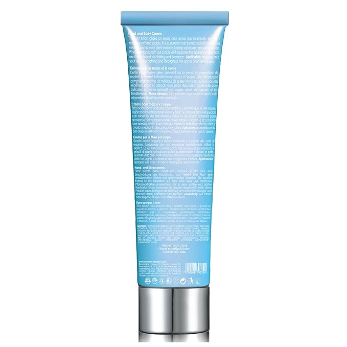 Premier Dead Sea Luxury Hand & Body Cream, hydrating, fast absorbing, no tackiness, relaxing , with witch hazel and vitamins 4.25fl.oz-Velvo Beauty