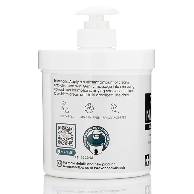 Advanced Clinicals Retinol Body & Face Lotion W/Niacinamide, Dry Skin Face Moisturizer & Crepey Skin Care Treatment, Anti Aging Retinol Cream Reduces Look Of Wrinkles, Sagging Skin, & Age Spots, 2PC-Velvo Beauty