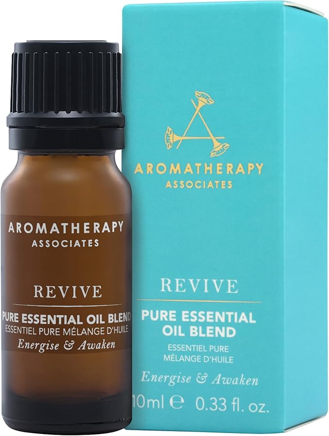 Aromatherapy Associates Revive Pure Essential Oil Blend. Premium Undiluted Blend to Feel Energized. Hand-Crafted with Grapefruit, Bergamot and Neroli (0.33 fl oz)-Velvo Beauty