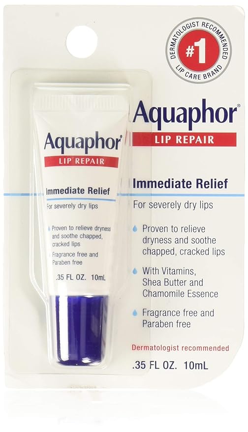Aquaphor Lip Repair 0.35 oz (Pack of 8)-Velvo Beauty
