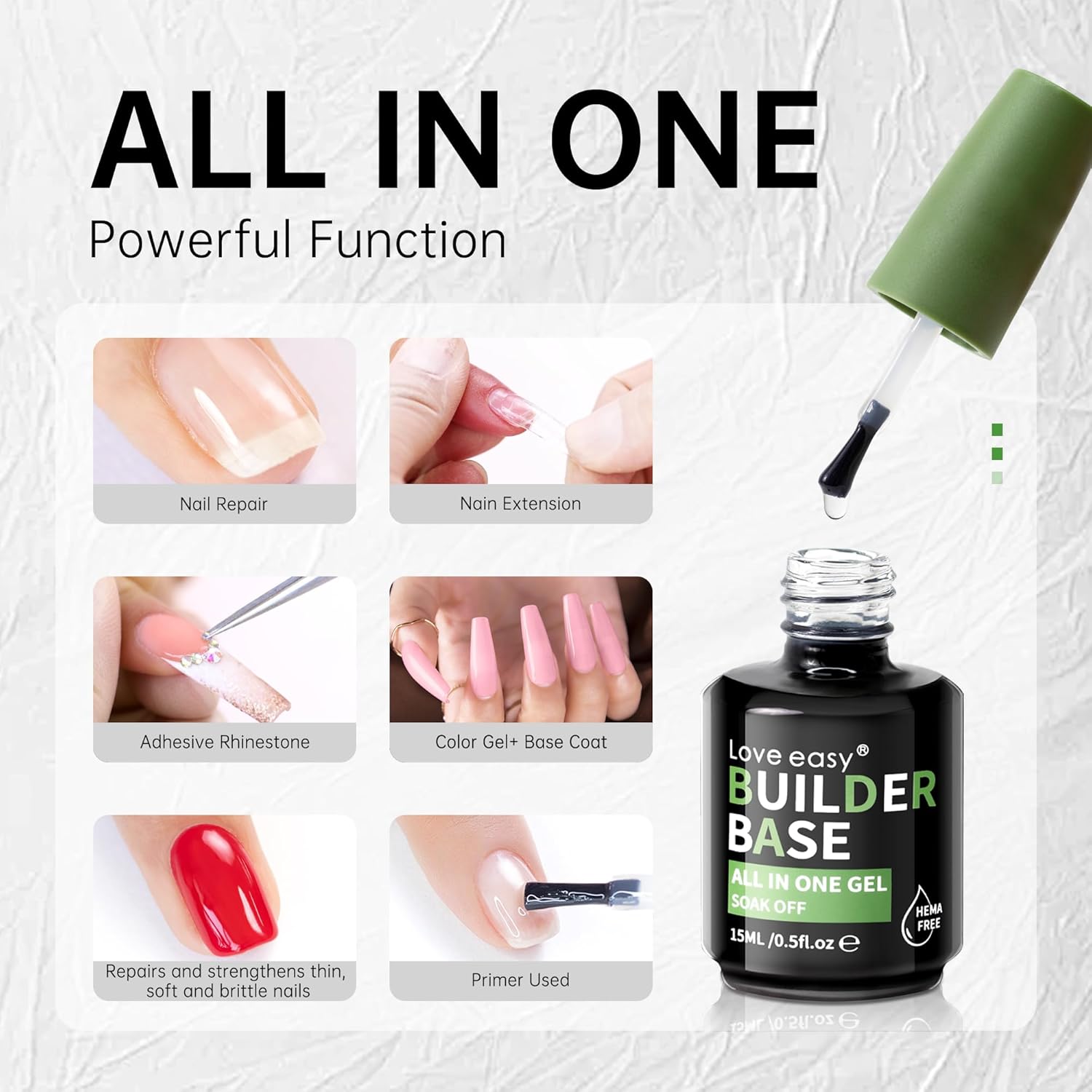 Salon-Grade Mocha Builder Gel - Hypoallergenic Strong Base Coat | Long-Lasting Adhesion (30+ Days) for Professional Nails Gift for Women-Velvo Beauty