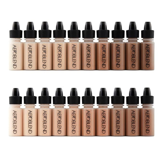 Airbrush Makeup Mini Sets (Pro Foundation Mini 20)-Velvo Beauty