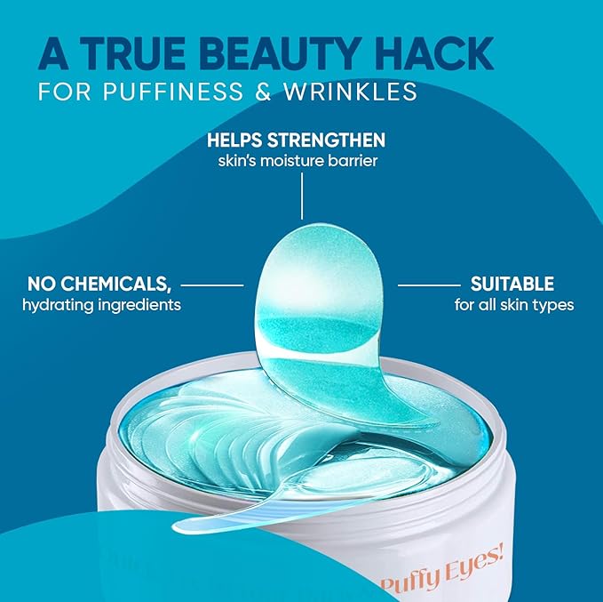 Under Eye Patches for Anti-Aging: 30 Pairs Retinol Collagen Gel Eye Pads - Reduces Wrinkles, Dark Circles, Eye Bags & Puffiness, Fine Lines Smoothing Treatment & Hydrating Eye Mask for Women-Velvo Beauty