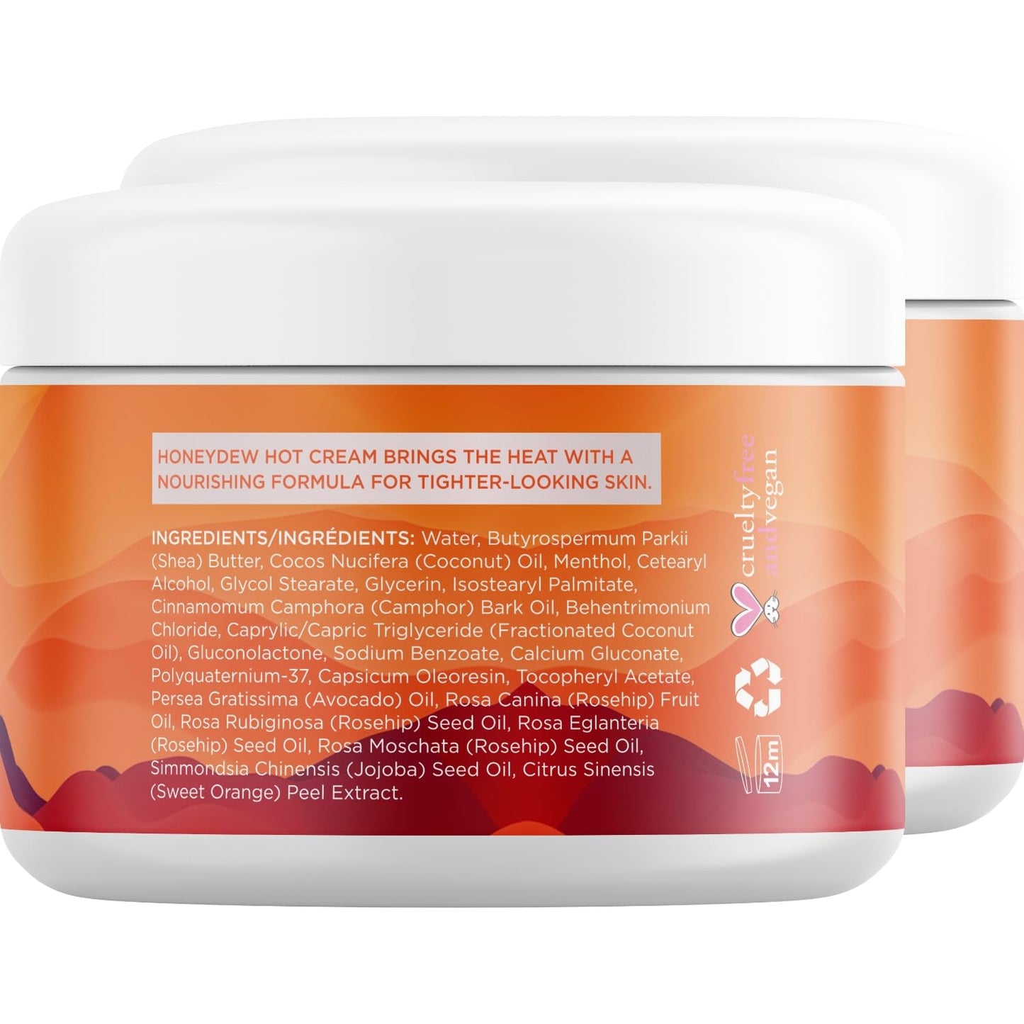 Premium Hot Cream Sweat Enhancer - Firming Body Lotion for Women and Men and Body Sculpting Cellulite Workout Cream - Ultra Moisturizing Invigorating Body Firming Cream with Natural Oils - 2 Pack-Velvo Beauty