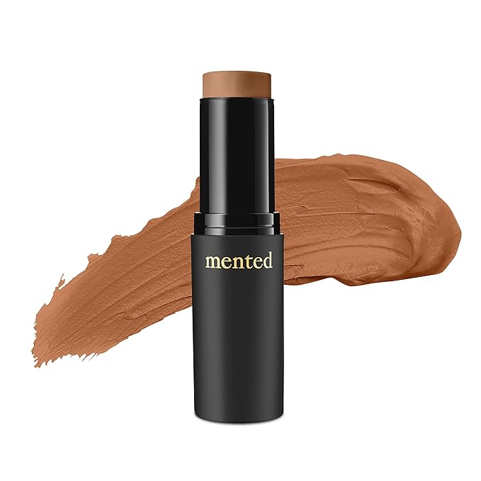 Mented Cosmetics Foundation Stick, Contour Stick, Or Concealer Stick for Medium Skin, Foundation for Black Women Makeup Stick, Dark Contour Stick, Stick Foundation Makeup Vegan and Cruelty Free, T40-Velvo Beauty