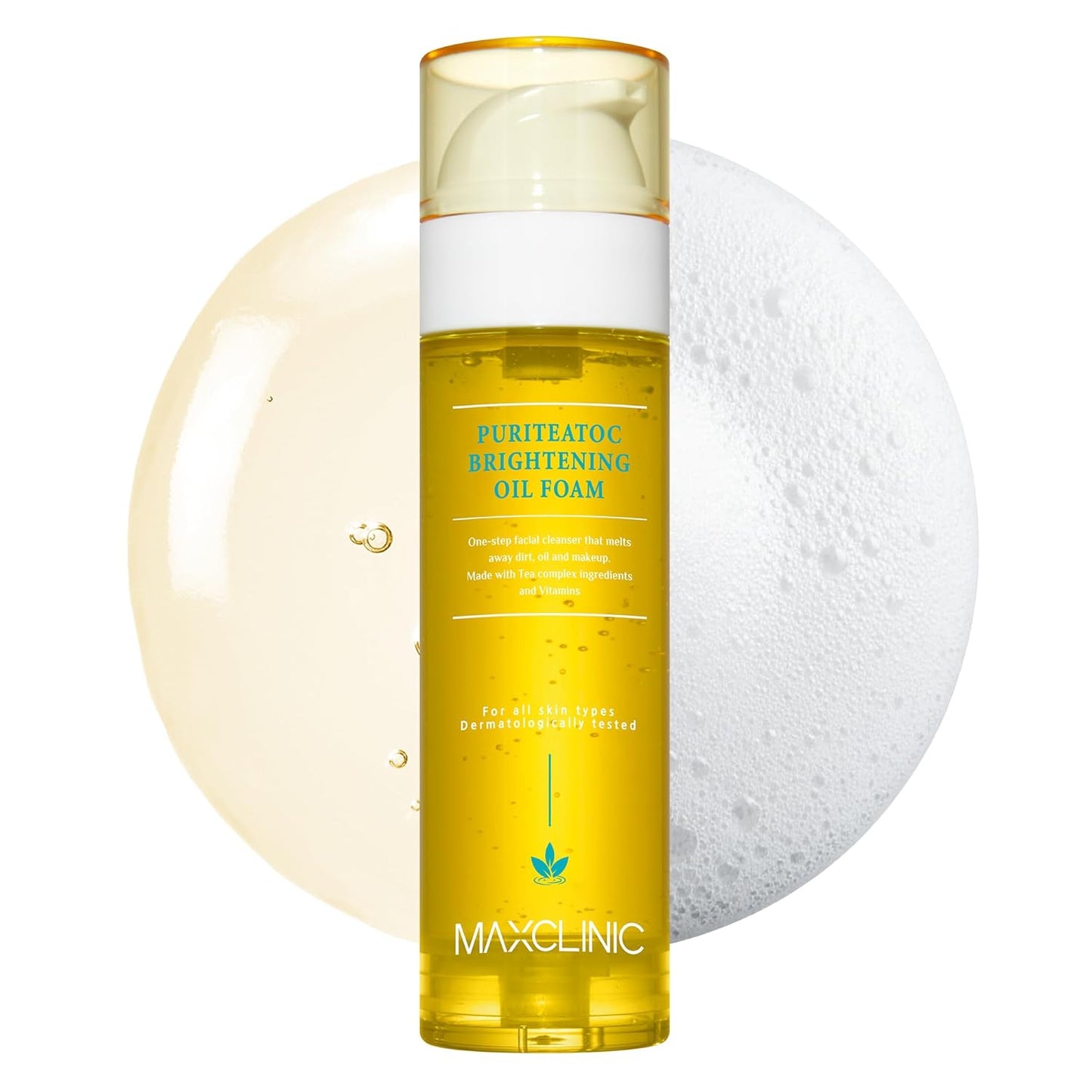 [K-Beauty] PuriteaToc Oil to Foam - All-in-One Korean Face Wash OilBased Foaming Facial Cleanser - Deeply Hydrating & Moisturizing Makeup Deep Cleansing Oil for Dull Skin (3.88 fl oz)-Velvo Beauty