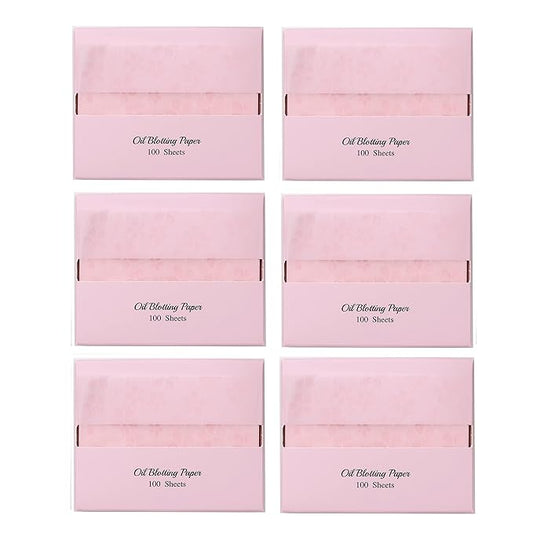 [600 Counts Refills Only] Cherry Blossom Natural Oil Blotting Sheets for Face with Mirror Case and Refills-Velvo Beauty