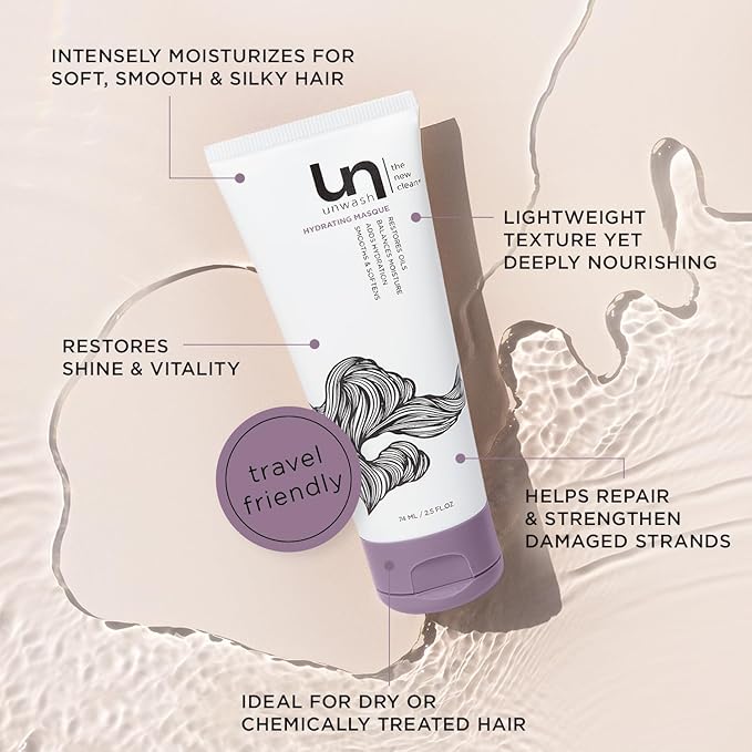 unwash Hydrating Masque Fresh, 2.5 Fl oz-Velvo Beauty