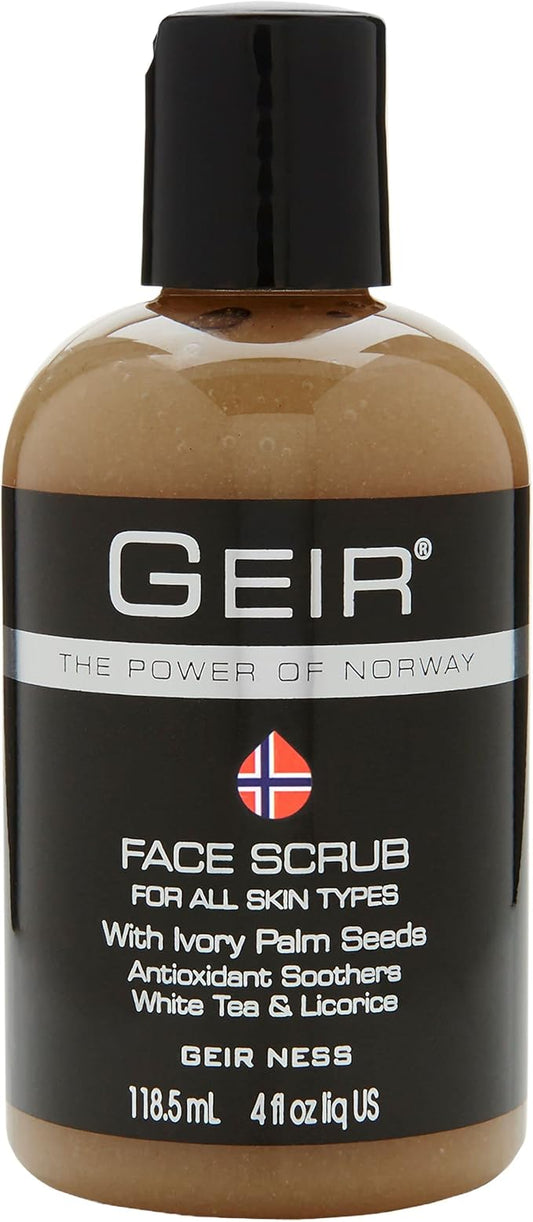 Geir Ness Face Scrub - Exfoliates Skin - Nourishing Facial Scrub for Clogged Pores-Velvo Beauty