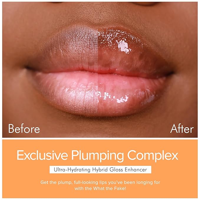 Queen Cosmetics Lip Plumper Gloss, 0.5 Fl Oz. High Shine Finish, Long Lasting Paraben Free Hyaluronic Acid & Vegan - Hydrating Lip Gloss & Moisturizing Mega Volume Lip Plumping Gloss (Glazed Donut)-Velvo Beauty