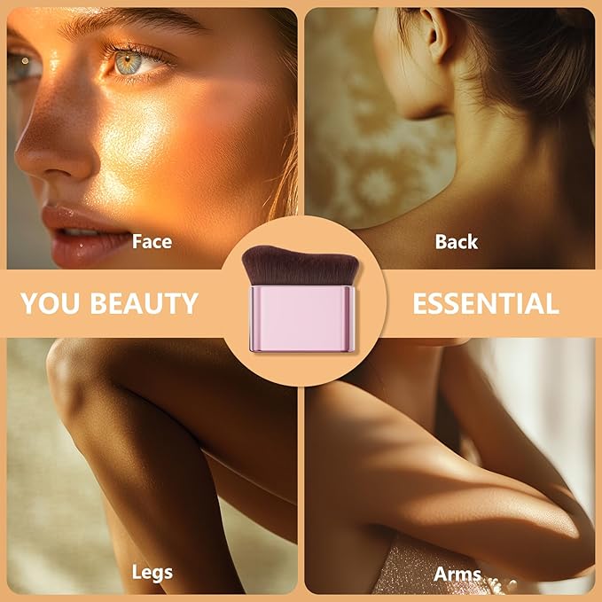 docolor Self Tanner Brush Body Makeup Brush for Flawless Face and Body Makeup, Sunless Tanner Blending Brush Body Brush for Self Tanner, Bronzer, Foundation, Vegan & Cruelty Free-Velvo Beauty