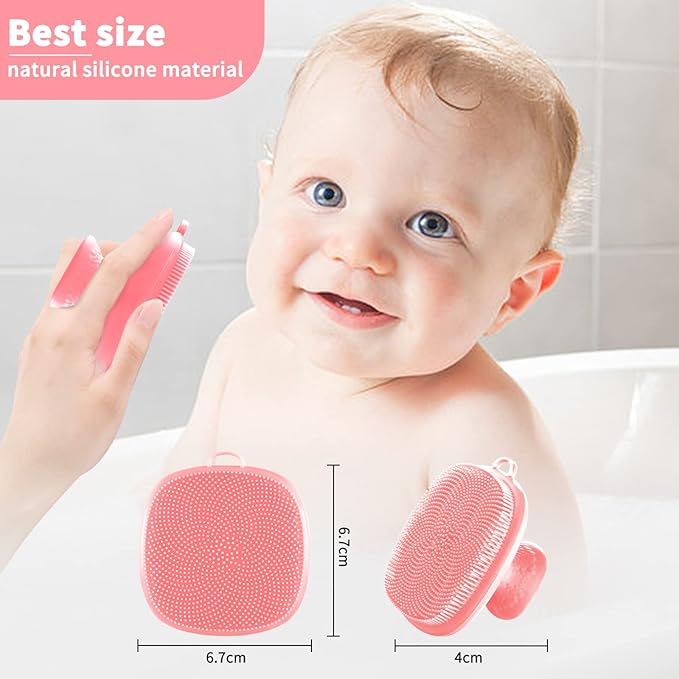 VWMYQ Silicone face Scrubber for Women Facial Cleansing Brush Silicone Face Wash Brush Manual Waterproof Cleansing Skin Care Face Brushes for Cleansing and Exfoliating-Velvo Beauty