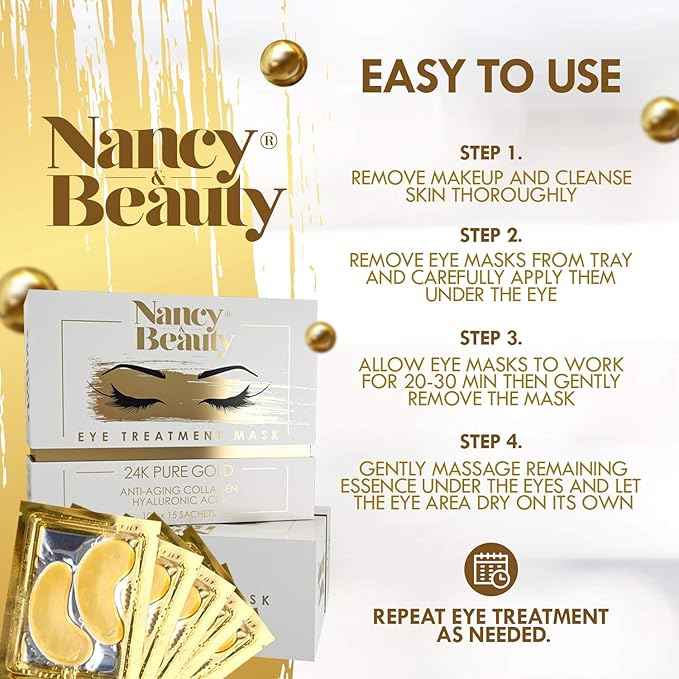 Under Eye Patches - 24K Gold Under Eye Mask, Dark Circles Under Eye Treatment Mask, Anti-Wrinkle Under Eye Bag Treatment for Puffy Eyes, Collagen Patch & Eye Mask Skincare, Under Eye Gel Pads 20 Pairs-Velvo Beauty