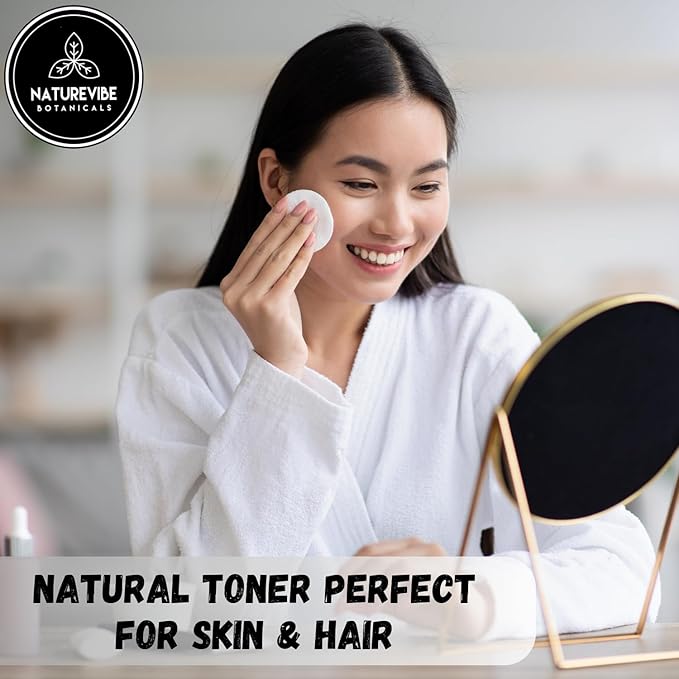 Naturevibe Botanicals Rosemary Water 32 Ounces | 100% Pure and Natural | Great for Skin Care and Hair Care-Velvo Beauty