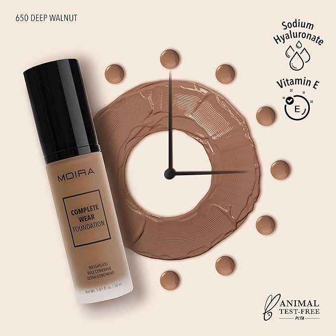 Complete Wear Foundation (650, Deep Walnut)-Velvo Beauty