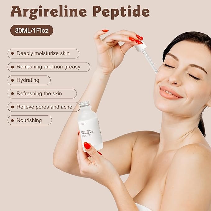 Argireline Serum For Face, Advanced Anti-Wrinkle Facial Serum For Women, Moisturizing Argireline 10% Solution For Face, Argireline Peptide.Suitable For All Skin (1, 1PC)-Velvo Beauty