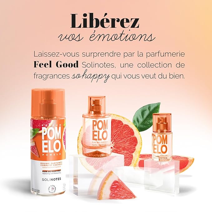 SOLINOTES Pomelo Perfume for Women - Eau De Parfum | Delicate Floral and Soothing Scent - Made in France - Vegan - 1.7 fl.oz-Velvo Beauty