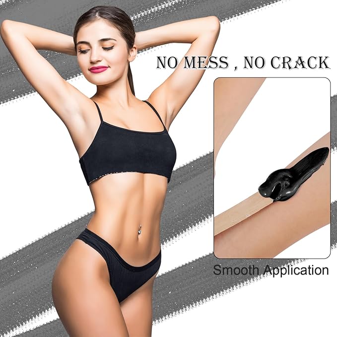 80oz Hard Wax Beads - Quick Hair Removal Waxing - Body, Leg, Back, Bikini - SPA Soft Waxness Salon At Home - Corase Hair Remove for Women Men-Velvo Beauty