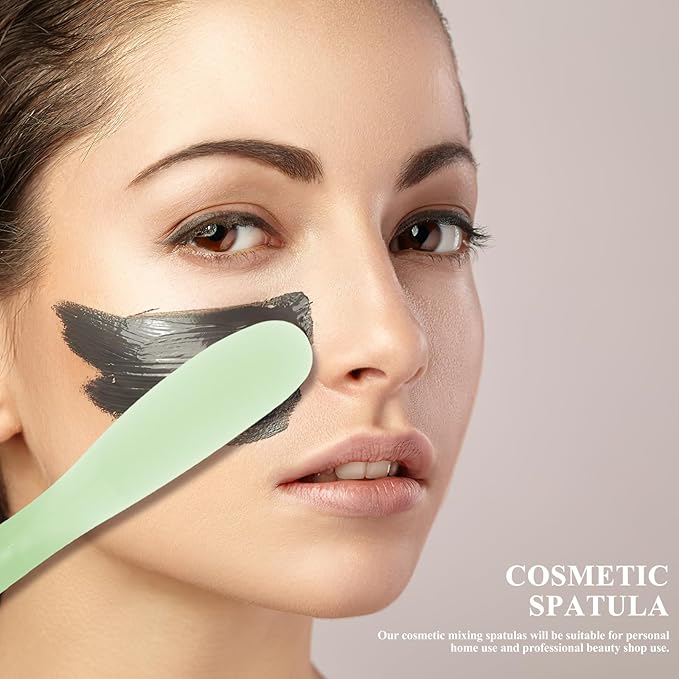 10pcs Tool Stick Makeup Spatulas Makeup Scoop Cosmetic Scoop Sampling Spatula Cosmetics Mixing Spatulas Cosmetic Applicator Spoon Large Mixing Spoon-Velvo Beauty