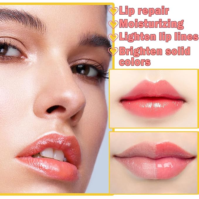 2Pcs Honey Pot Bee Lip Balm with Honey Spoon,Honey Lip Sleeping Mask Overnight 24HR Repair Lip Reduces Lip Lines,Exfoliator Moisturizing Moisture Dry & Chapped Lip Care Products-Velvo Beauty