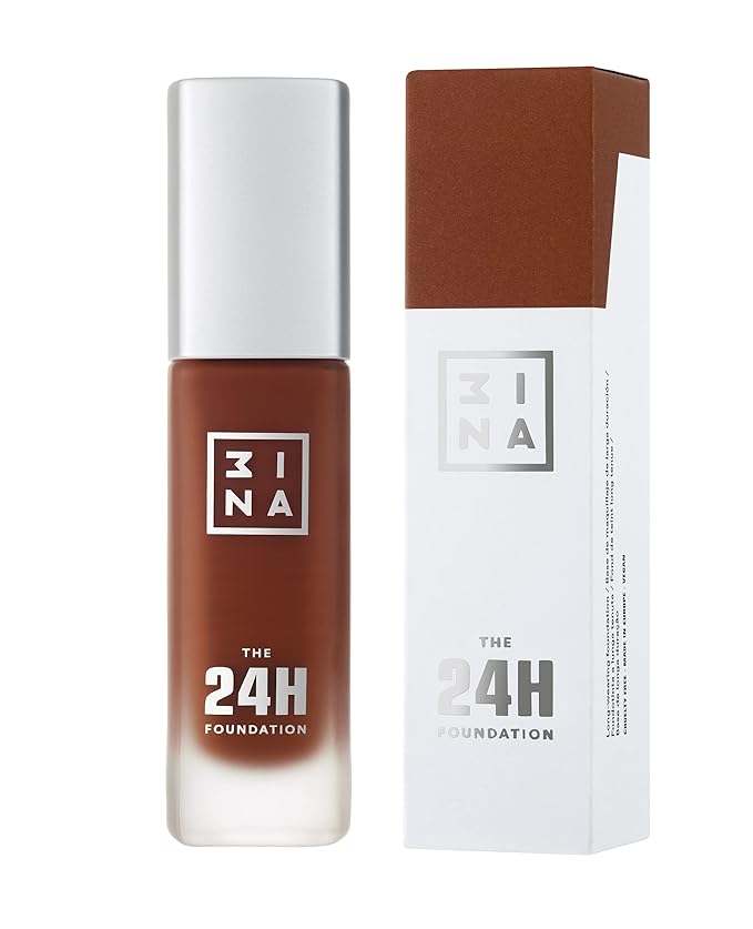 3INA The 24H Foundation 675-24H Long-Wearing Formula - Medium To High Buildable Coverage - Smooth Matte Finish - Expanded Shade Selection - Waterproof, Cruelty Free, Vegan Makeup - 1.01 Oz-Velvo Beauty