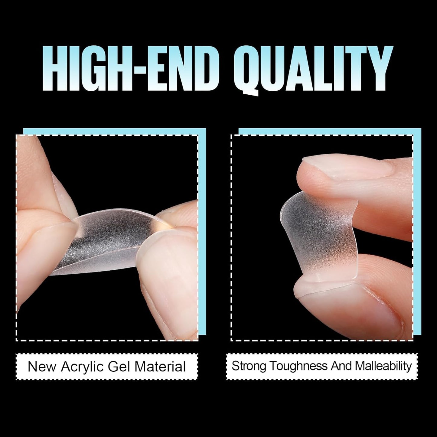 TOMICCA Extra Short Coffin Nail Tips, 360Pcs Extra Short Gel Tips Full Matte Soft Nails Tips, Fake Acrylic Coffin Nail Tips for Dip Powder Gel Polish 15 Sizes-Velvo Beauty