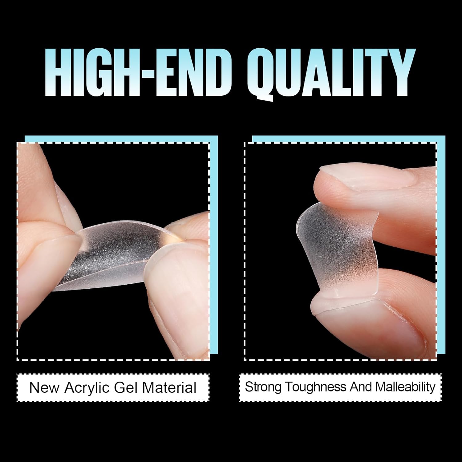 TOMICCA Extra Short Coffin Nail Tips, 360Pcs Extra Short Gel Tips Full Matte Soft Nails Tips, Fake Acrylic Coffin Nail Tips for Dip Powder Gel Polish 15 Sizes-Velvo Beauty