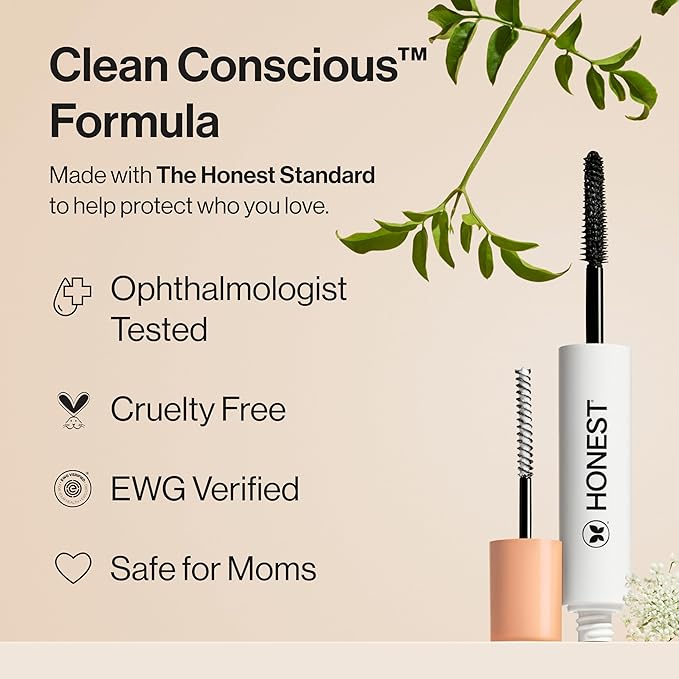 Honest Beauty 2-in-1 Extreme Length Mascara + Lash Primer 3-Pack | EWG Verified + Cruelty Free | 0.27 fl oz each (pack of 3)-Velvo Beauty