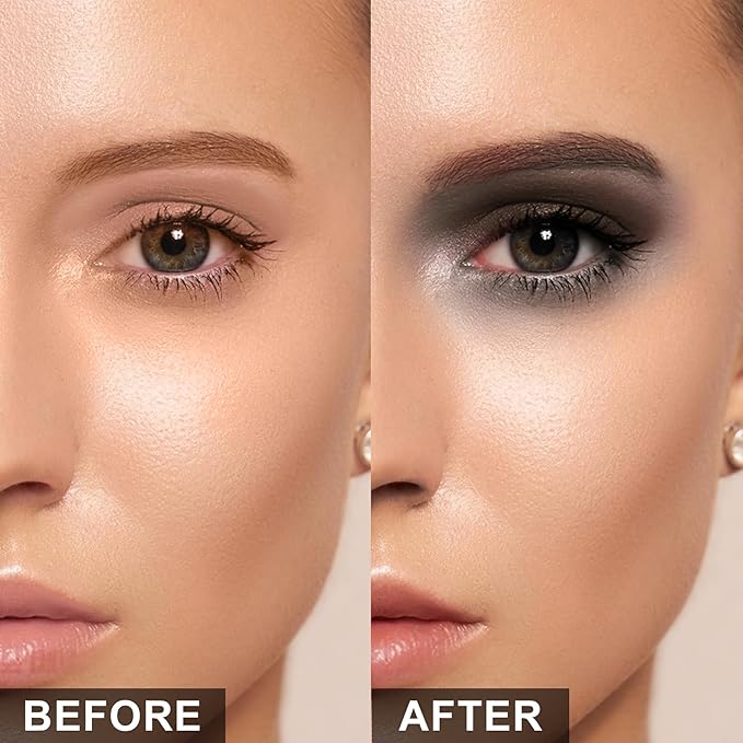 Eyeshadow, 9 Colors Eyeshadow Palette, Matte&Glitter&Shimmer Eyeshadow,for Eye Makeup Long Lasting Waterproof Eye Makeup Palette, Glitter Shimmer Professional Bright-Colored Eye Shadow(G005-3)-Velvo Beauty