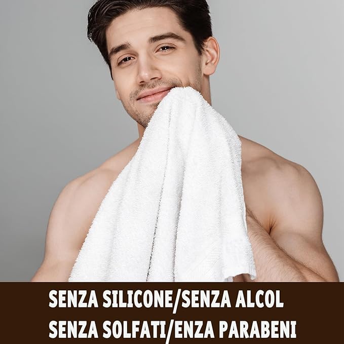 Bath and Body Gift Baskets for Men Body & Earth Sandalwood Mens Bath Set with Body Lotion, Face Wash, Shower Gel, Bubble Bath, Loofah & More, Gift Set for Men,regalos para hombre,Christmas Gifts-Velvo Beauty