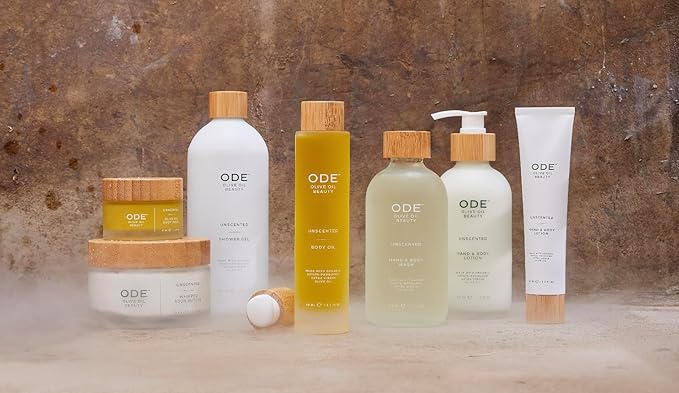 McEvoy Ranch Unscented Hand & Body Wash (2-pack) by ODE Olive Oil Beauty, Organic EVOO, California Made, Nourishing Foaming Wash-Velvo Beauty