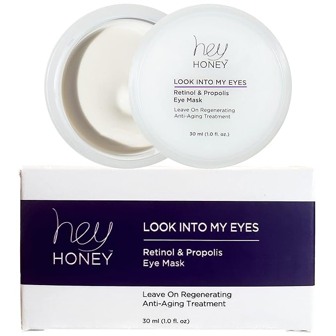 Hey Honey Look Into My Eyes Retinol And Propolis Eye Mask | Provide Intense Hydration and Brightening Benefits To Tired and Stressed Under Eyes Area .1 oz.-Velvo Beauty