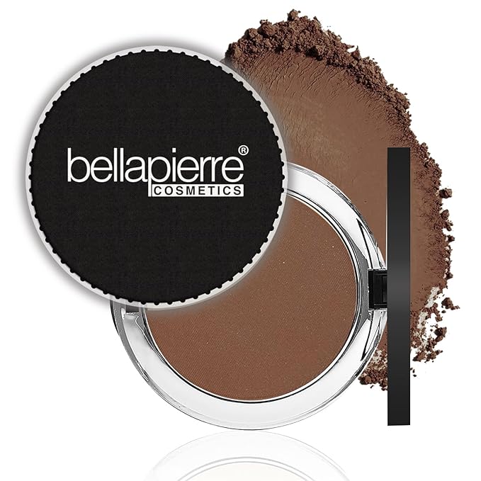 bellapierre Compact Mineral Foundation SPF 15 | Vegan & Cruelty Free Natural Makeup | Full Coverage Matte Foundation | Hypoallergenic | Oil & Talc Free - 0.35 Oz - Chocolate Truffle-Velvo Beauty