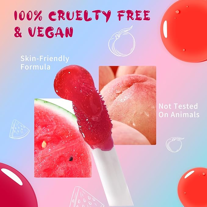 Lip Tint Stain, Long Lasting Korean Lip Stain Set, Non-sticky Waterproof Lightweight Lip and Cheek Tint, Moisturizing High Pigment Water Tint, Matte Finish Lip Tint-Velvo Beauty