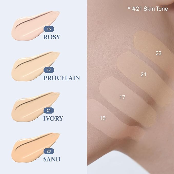 HINCE SECOND SKIN MESH MATTE CUSHION (SAND, 23)-Velvo Beauty